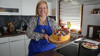 Bild: Laura Fröhler 
Brigitte Reckerth gibt bei jeder Torte ihr Bestes.