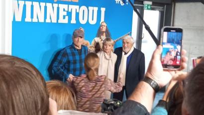 Bild: Norbert Simmerl
Das war das beste Bild, das Norbert Simmerl im Gedränge von seinen Idolen schießen konnte.