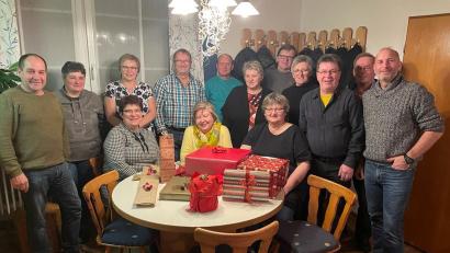 Bild: Annegret Greber/exb
Die Schützen feierten ihr traditionelles Silvesterschießen.