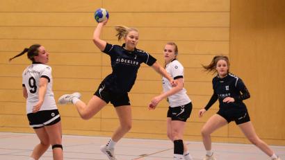 Archivbild: ham
Klaudia Mrveckova (Zweite von links/Szene aus einem früheren Spiel) war gegen die HSG Weidhausen-Ebersdorf nicht zu stoppen.