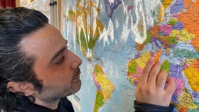 Bild: ck
Abbas Karimpoor flüchtete mit seiner Freundin Hafezi zu Fuß vom Iran nach Deutschland. Zwei Monate lang war das Paar unterwegs.