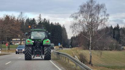 Bild: jak
Die Protestwoche der Landwirte hat begonnen. Es sind zahlreiche Aktionen und Versammlungen angekündigt.
