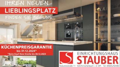 Bild: exb
Das Einrichtungshaus Stauber präsentiert eine traumhafte Küchenpreisgarantie.
