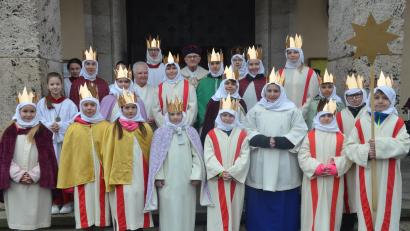 Bild: Kunz
Die Sternsinger von Herz Jesu sammelten 4500 Euro für Kinder in Amazonien.