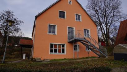 Bild: sre
Eine Außenansicht des Kinderhauses in Etzelwang.