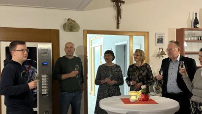 Bild: Strupf-Daub/exb
Sparte Tennis des FC Schwarzenfeld beim Neujahrsempfang.