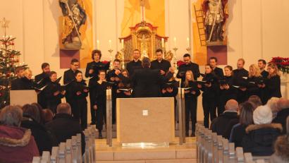 Bild: pi
Ein Ohrenschmaus: Der Jugendchor des Fränkischen Sängerbundes.