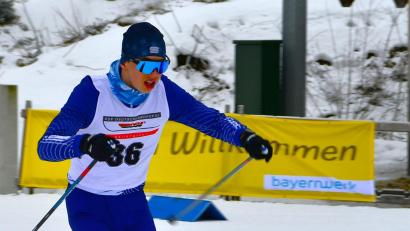Bild: chl
Tobias Loos vom SC Monte Kaolino Hirschau gewann beim Deutschlandpokal den Sprint und wurde über fünf Kilometer Skating Zweiter in der Altersklasse U16.