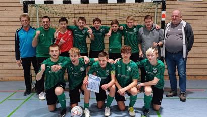 Bild: Klaus Meier
Die SG FC Rieden ist neuer Futsal-Kreismeister der U15.