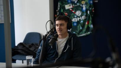 Bild: Franka Eichl
Davin Maus war in der neuen Folge von "Powerplay - dem Eishockey-Podcast rund um die Blue Devils Weiden" zu Gast.