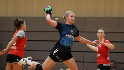 Archivbild: Dieter Jäschke
Die Handballerinnen der HSG Weiden (im Bild Franziska Scheidler) wollen entschlossen gegen den HC Erlangen II auftreten.