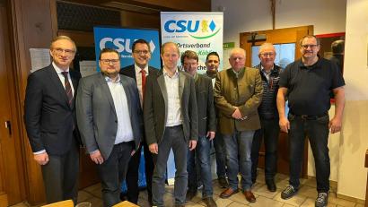 Bild: S. Rosenberg/exb
Lokale und europäische Themen stehen beim Neujahrsempfang der CSU im Mittelpunkt.