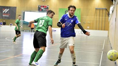 Archivbild: Hubert Ziegler
Szene aus dem Finale des Wagner-Cups 2023: Der 1. FC Rieden setzte sich damals im Finale gegen den FC Pegnitz durch.