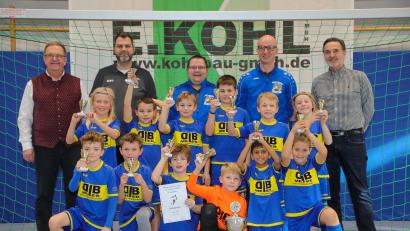 Bild: Wolfgang Steinbacher
Der SV Raigering I ist neuer Stadtmeister bei den F-Junioren.