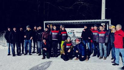 Bild: krb
Die Alten Herren werden Neustädter Stadtmeister im Eisstockschießen