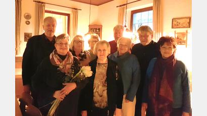 Bild: Albert Lukas/exb
SPD AG 60plus in Amberg (von links): Reinhold Strobl, Sonja Höcherl, Eva Senft, Marga Fliegner-Schmidt, Gerlinde Müller, Dieter Weiß, Rita Weber, Walter Pritzl und Ursel Jäger.