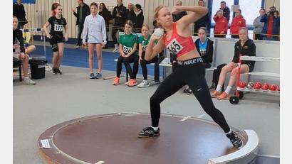 Bild: SC Eschenbach
Linda Gröger beim Kugelstoßen