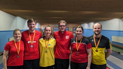 Bild: ruw
Die Besten im Tandem-Wettbewerb (von links): Barbara Rupprecht, Tobias Klingl, Jasmin Plößel, Fabian Plößel, Marie Gradl und Tobias Braun.