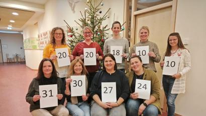 Bild: Kindergarten Schmidgaden/exb
Viele Dienstjubiläen werden im Kindergarten Schmidgaden gefeiert.