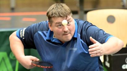 Bild: Hubert Ziegler
Matthias Hummel vom TTSC Kümmersbruck holte gegen Wombach den Punkt zum 5:5-Endstand.