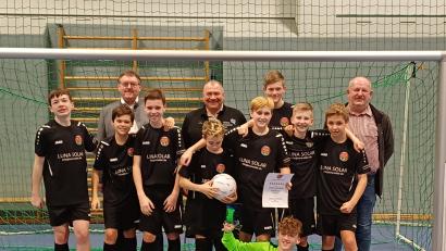 Bild: Klaus Meier/exb
Bei den C-Junioren gewann der FSV Gärbershof die Landkreismeisterschaft.