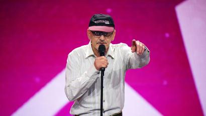 Bild: RTL/Stefan Gregorowius
Peter Eckstein bei seinem Auftritt in der RTL-Show „Das Supertalent“.