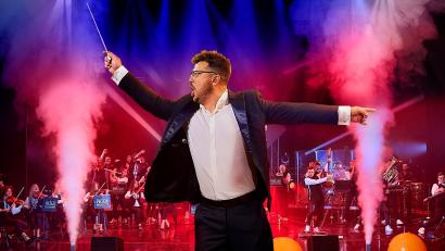 Bild: Prime Orchestra/exb
Die Bühnenshow des "Prime Orchestras" kann sich sehen lassen.