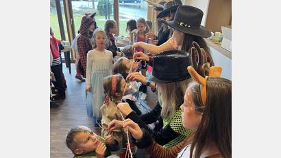 Bild: snn
Die Kinder hatten bei der Faschingsparty ihren Spaß.