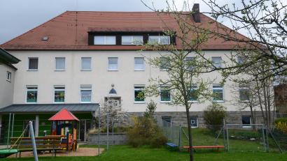 Bild: bey
Das Kinderhaus Sankt Elisabeth. Eine zweite Krippengruppe sowie ein Speiseraum mit Küche und ein Therapieraum sind in Planung.