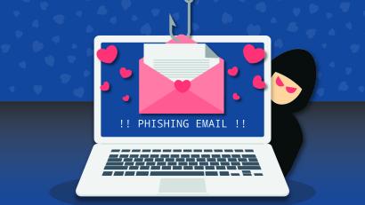Grafik: Laura Fröhler
Vorsicht vor Phishing-Mails am Valentinstag: Enthaltene Links führen oft zu gefälschten Online-Shops.