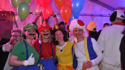 Bild: ak
Die "Super Mario"-Kostüme sind beim Fasching mittlerweile Klassiker.
