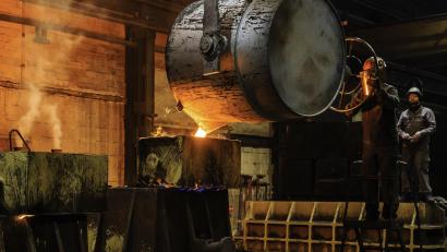 Archivbild: Hösamer
Die Produktion bei Fronberg Guss läuft nach Angaben der Geschäftsführung weiter, trotz laufender Insolvenz in Eigenverwaltung.