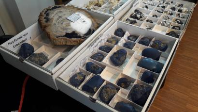 Bild: Geo-Zentrum an der KTB/exb
Auch neue Mineralien und Fossilien werden immer wieder gefunden.