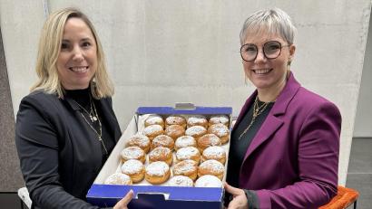 Bild: ero
Hier werden die Lions-Krapfen bei der Firma ATH Heinl abgeliefert.