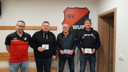 Bild: tok
Vorsitzender Andreas Fütterer, Bastian Reiser, Franz Witt und Harald Franz (von links).