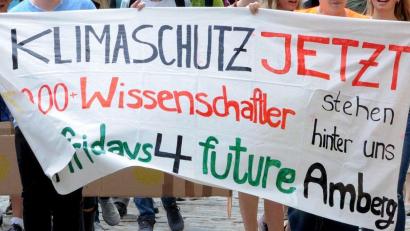 Archivbild: Stephan Huber
Am Freitag, 1. März, gibt es in Amberg erneut einen Klimastreik. Beginn ist um 14.15 Uhr beim Pavillon im Englischen Garten.