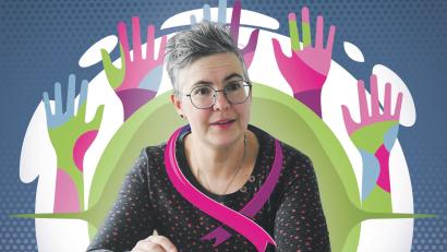 Grafik: Gabi Schönberger Grafik/ Laura Fröhler
Steffi Schüler leidet an einer seltenen Krankheit, am 29. Febraur ist der "Rare Disease Day", der Tag der seltenen Krankheiten.