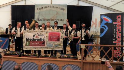 Archivbild: Musikverein Ernestgrün/exb
Zum Jubiläumsfest der Blaskapelle Blecharanka (Bild) macht sich der Musikverein Ernestgrün im Mai auf Reisen.