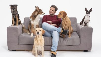 Bild: Klaus Grittner
Martin Rütter und seine tierischen Freunde.
