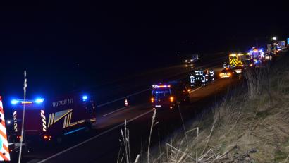 Bild: dob
Auf der A 6 in Richtung Prag hat sich am Donnerstagabend bei Vohenstrauß-West ein Unfall ereignet.