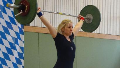 Bild: ssm
Simone Schemmel holte bei den bayerischen Masters eine Silbermedaille.