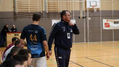 Bild: Dieter Jäschke
Mit dem Auftritt seiner Mannschaft in Buckenhofen war HSG-Trainer Philipp Kaufmann nicht zufrieden.