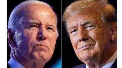 Bild: --/AP/dpa
Bei dem Rennen zwischen Trump (r) und Biden handelt es sich um die erste Neuauflage eines Duells ums Weiße Haus mit denselben Kandidaten seit rund 70 Jahren.