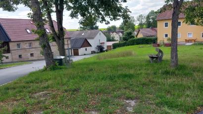 Archivbild: Gemeinde Speichersdorf/exb
In Zusammenarbeit mit dem örtlichen Obst- und Gartenbauverein entsteht auf dieser Brachfläche in Göppmannsbühl ein Blühgarten.