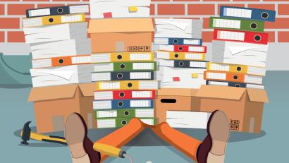 Grafik: Laura Fröhler
Erdrückt von Bürokratie?