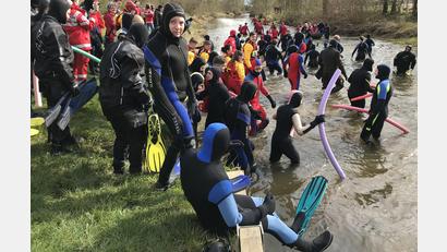 Bild: mma
Watend ging es los an der Vilsbrücke.