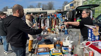 Bild: sns
Ein vielfältiges Angebot an allen Ständen ist beim Ostermarkt in Neunburg vorm Wald geboten.