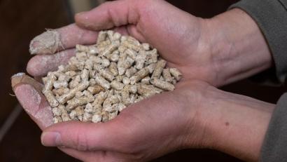 Symbolbild: Boris Roessler/dpa
Zu viele Säcke mit Pellets hatte am Samstagmorgen ein 61-Jähriger in Waldsassen auf seinen Anhänger gepackt.