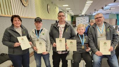 Bild: Werner Trepesch/exb
Für 1893 Rosenberg starteten (von links) Andrea Haller-Trepesch, Armin Strobel, Norbert Weidinger, Mika Weidinger und Werner Trepesch.