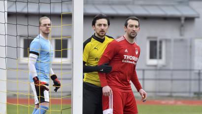 Archivbild: Hubert Ziegler
Max Mischinger (rechts) trägt derzeit noch das Trikot der SpVgg Pfreimd. Zur kommenden Saison wird er Spielertrainer bei den Sportfreunden Weidenthal-Guteneck.